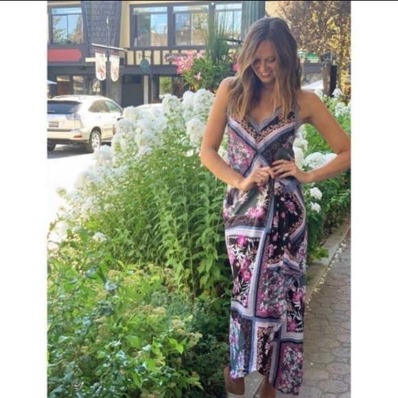 NWOT - FREE PEOPLE STEVIE MAXI SLIP DRESS - LARGE - Picture 2 of 7